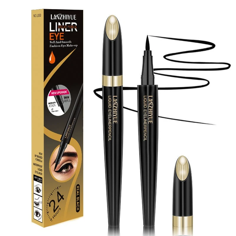 lanzhiyue 2in1 eyeliner Pointed tip waterproof lzyl03